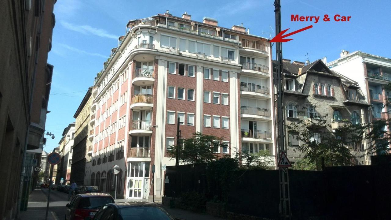 Merry&Car - Huge Balcony + Living Room + 2Br Budapeşte Dış mekan fotoğraf
